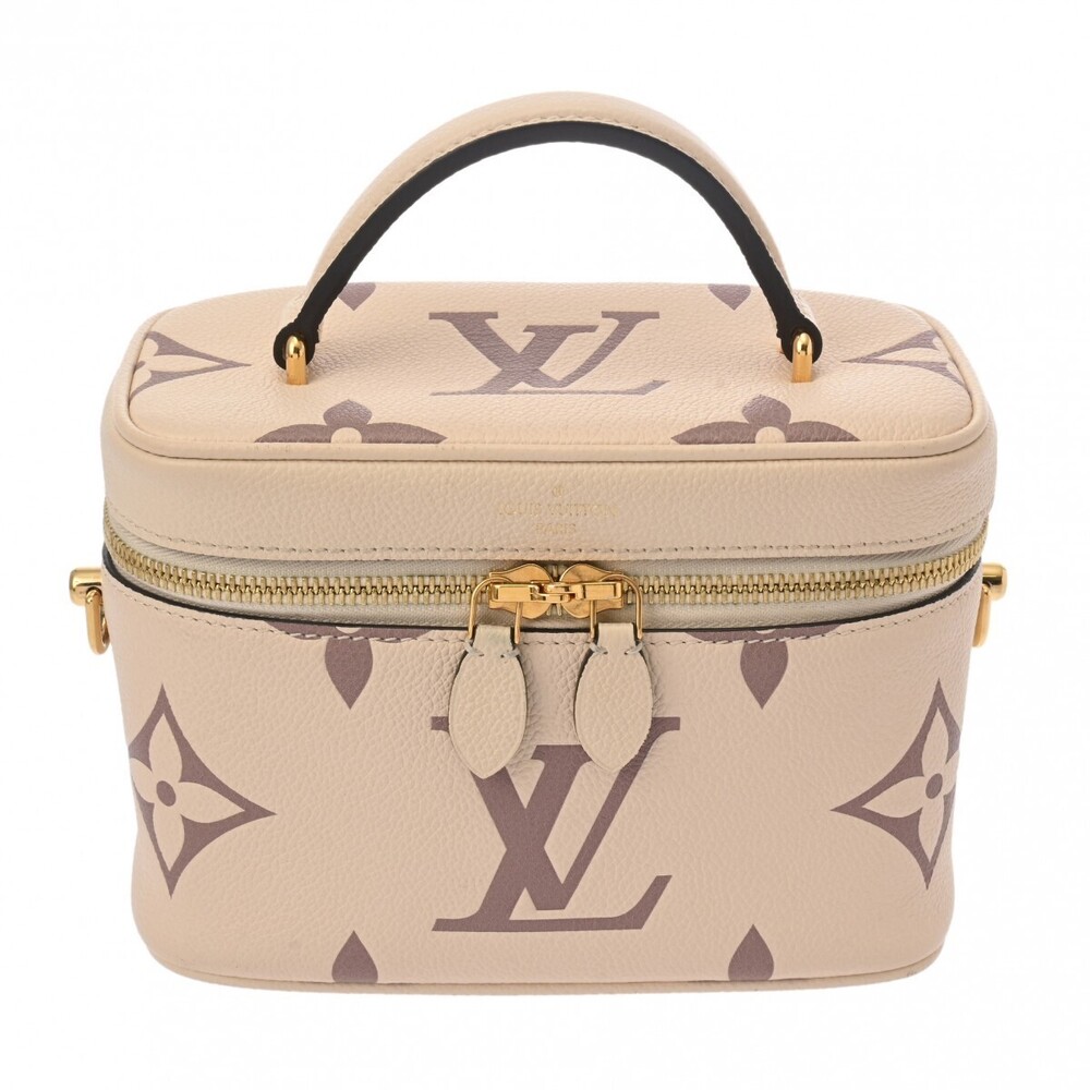 Louis Vuitton Empreinte Vanity Creme Cream Leather Bag